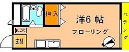 アーバン村井 ワンルームの間取図画像