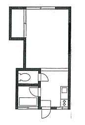 ビラ相南 1DKの間取図画像