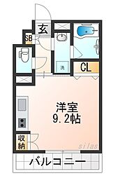エルピスN5 ワンルームの間取図画像