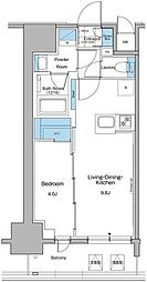 ルフォンプログレ秋葉原マークス 4階1LDKの間取り