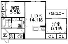 物件の間取り