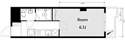ベルパークシティ西新宿 1Kの間取図画像