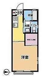 ブライズモル 1Kの間取図画像