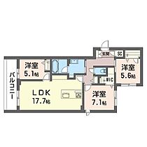 プレジネス 00308 ｜ 埼玉県朝霞市西弁財２丁目3-22（賃貸マンション3LDK・3階・83.24㎡） その2