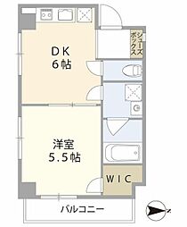 GLANZ 1DKの間取図画像
