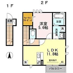 ラフィーネ7 1LDKの間取図画像
