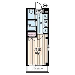 プレミアムバリュー板橋徳丸 4階1Kの間取り