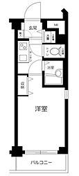 フェニックスエルミタージュ 1Kの間取図画像