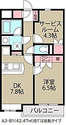 ハイツ浦安 1SDKの間取図画像