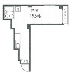 フォルム新宿 ワンルームの間取図画像