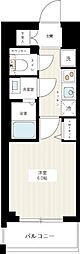 AZESTアオト 1Kの間取図画像
