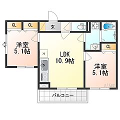 物件の間取り