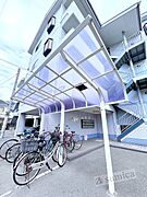 屋根付き駐輪場が嬉しいです♪♪