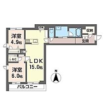 リラフォートムサシノ 00203 ｜ 東京都武蔵野市境５丁目7-23（賃貸マンション2LDK・2階・66.64㎡） その2