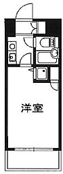 コスモ横浜保土ケ谷 1Kの間取図画像