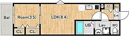 (仮称)ジーメゾン所沢岩岡町ペルラ 1LDKの間取図画像