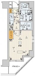 SKYCOURTPALACE両国 1Kの間取図画像