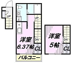 メゾンドソレイユ ワンルームの間取図画像