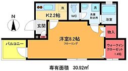 J-HIKIFUNE 1Kの間取図画像