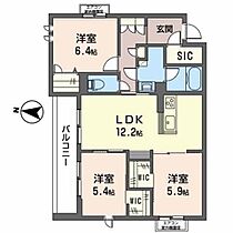 ＳｈａＭａｉｓｏｎ　Ｎｏｒｔｈ　Ｆｉｅｌｄ 0203 ｜ 大阪府堺市堺区向陵西町３丁6-27（賃貸マンション3LDK・2階・74.31㎡） その2