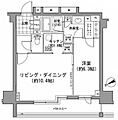 パークハビオ八丁堀3階23.8万円