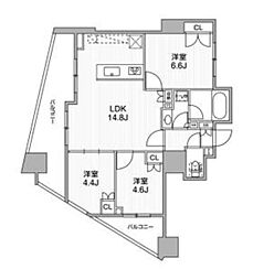 nido蔵前アベニュー 3LDKの間取図画像