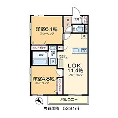 物件の間取り