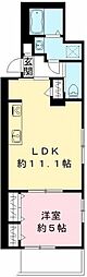 SOLACIO戸越 1LDKの間取図画像