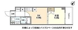 YSレジデンス代田橋 1DKの間取図画像