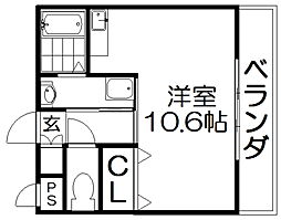 間取図画像 ワンルーム