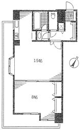 COMFORTTERRACE 1LDKの間取図画像