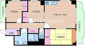 ストークカーサ辰田  ｜ 大阪府大阪市北区天神橋１丁目（賃貸マンション3LDK・6階・82.80㎡） その2