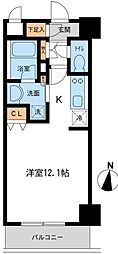 レジデンス両国駅前 ワンルームの間取図画像