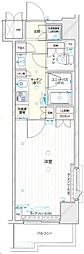 ルーブル多摩川南六郷 1Kの間取図画像