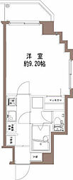 ヴェローナ白金 1Kの間取図画像