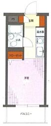 キャトルセゾン渕野辺 1Kの間取図画像