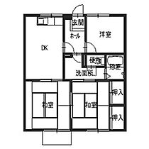 フレグランス北神戸Ｆ 0102 ｜ 兵庫県神戸市北区道場町日下部469-13（賃貸アパート3DK・1階・56.00㎡） その2