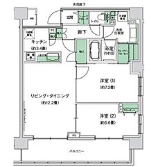 物件の間取り