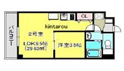 金太郎Hills175'★ 1LDKの間取図画像