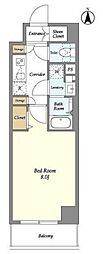ラ・メゾン川崎六番館 1Kの間取図画像