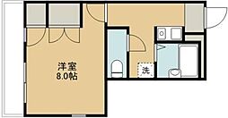 メイプル2 1Kの間取図画像