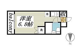 メゾンド・エスポワール ワンルームの間取図画像