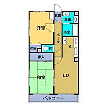 ユーミーＴＡＮＧＡ 203 ｜ 鹿児島県出水市中央町（賃貸マンション2LDK・2階・54.15㎡） その2