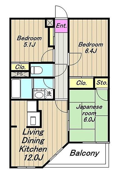 画像2:間取図