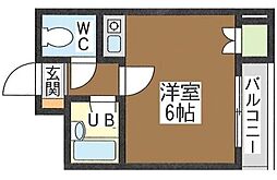 StarStage ワンルームの間取図画像