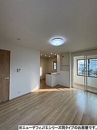 JR横浜線 橋本駅 徒歩19分の賃貸アパート 2階1LDKのリビング/ダイニング