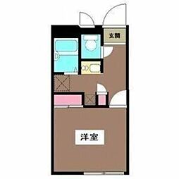 オラシオン 1階1Kの間取り