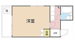 ダイコービル 1Kの間取図画像