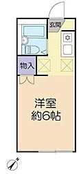 ジュネス東高円寺 1Kの間取図画像