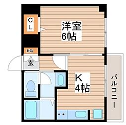 Court・Y・K 1Kの間取図画像